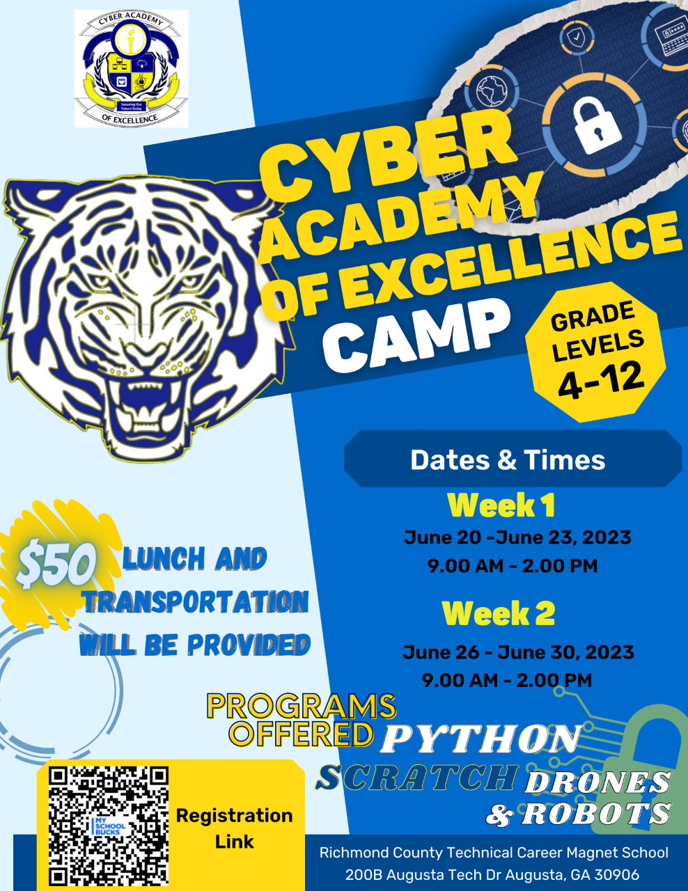 Summer Camps and Programs / Cyber Academy Summer Camp